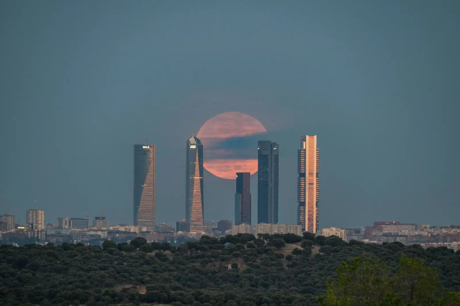 Skyline financiero de Madrid